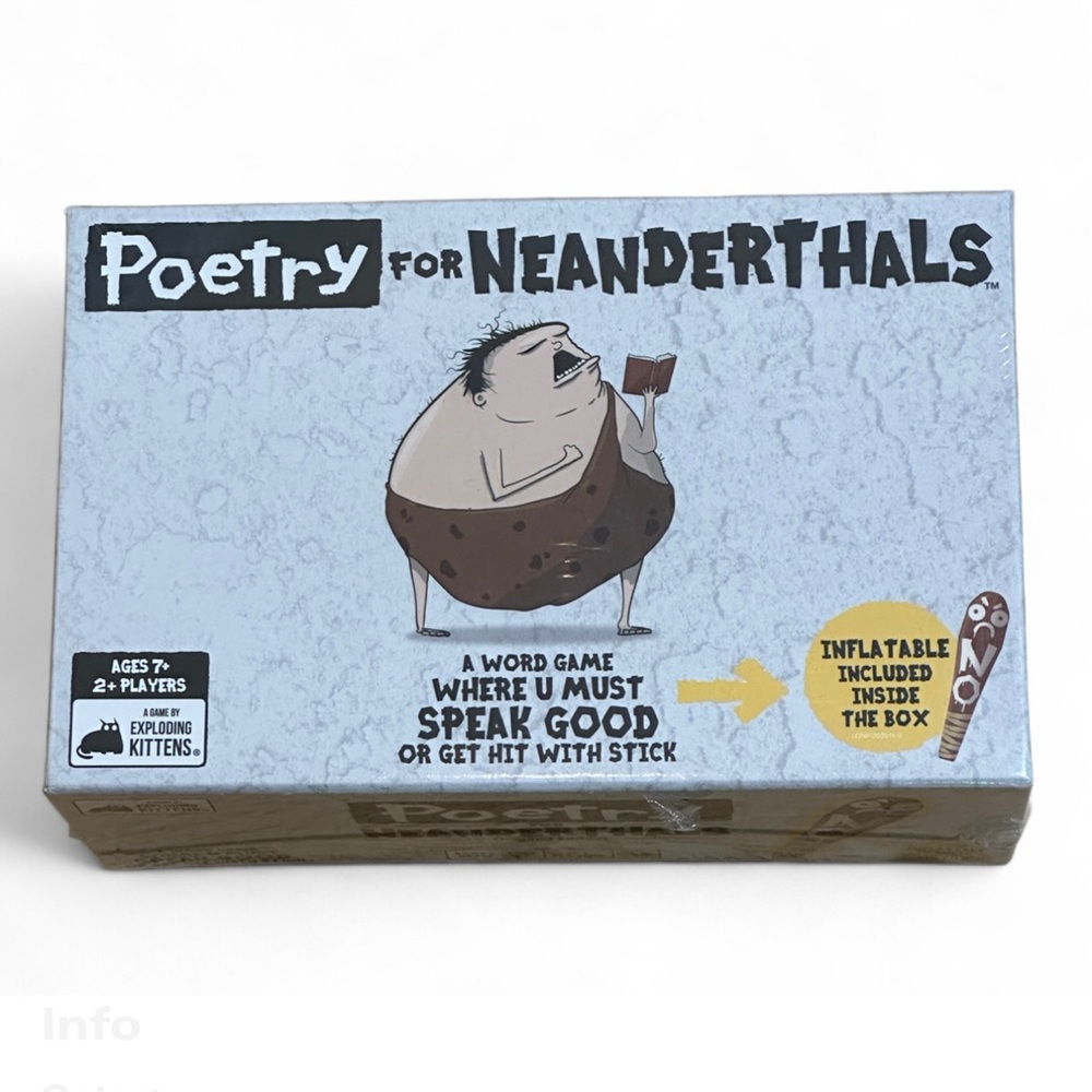 Poetry for Neanderthals Word‎ Game